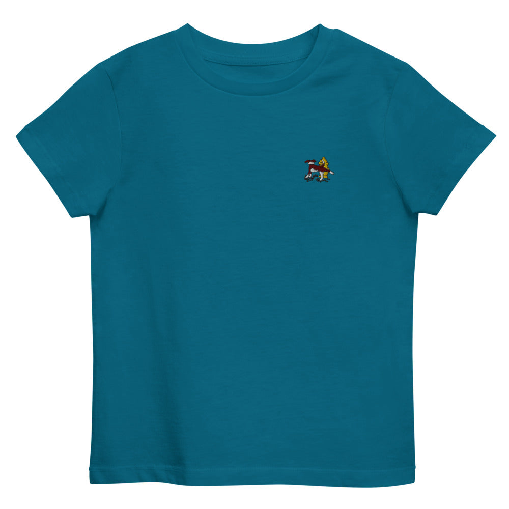 Dog Shirt Embroidered Organic cotton kids t-shirt