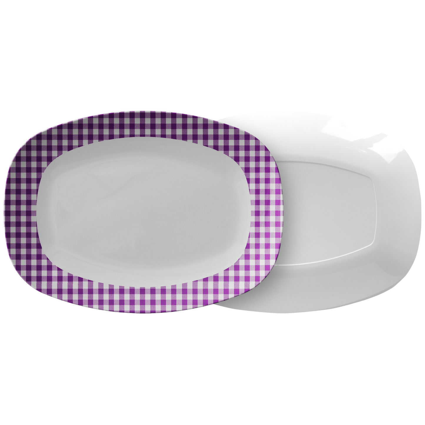 Sartorially Checked Grape Platter