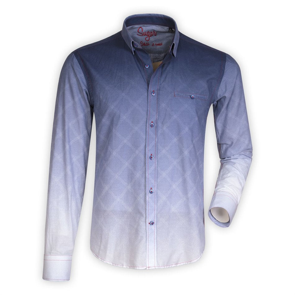 Pop Nautical Sugar Long Sleeve Button Up Shirt