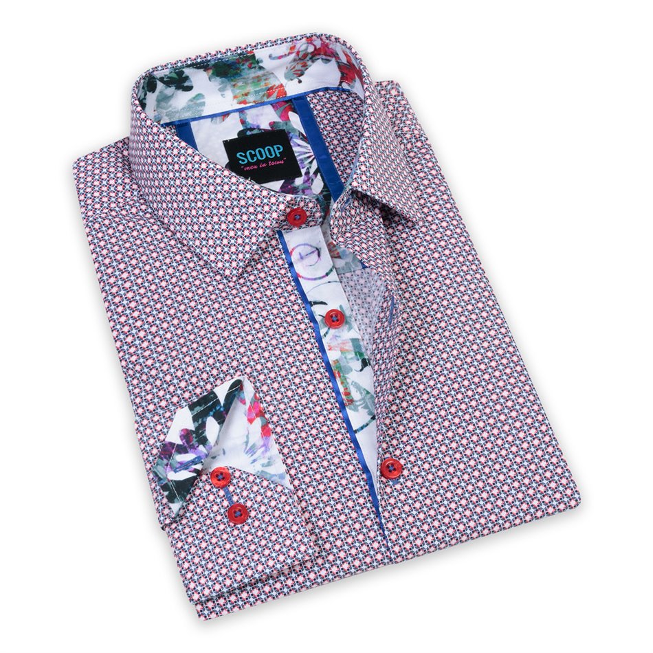 Quinton Scoop Printed Shirt