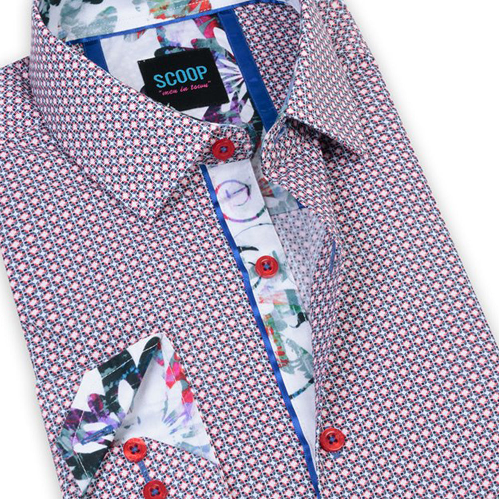 Quinton Scoop Printed Shirt