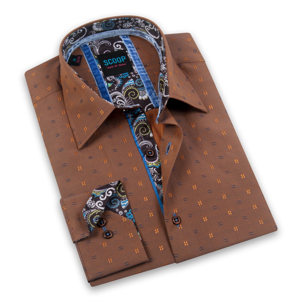 Rocco Amber Long Sleeve Button Up Shirt