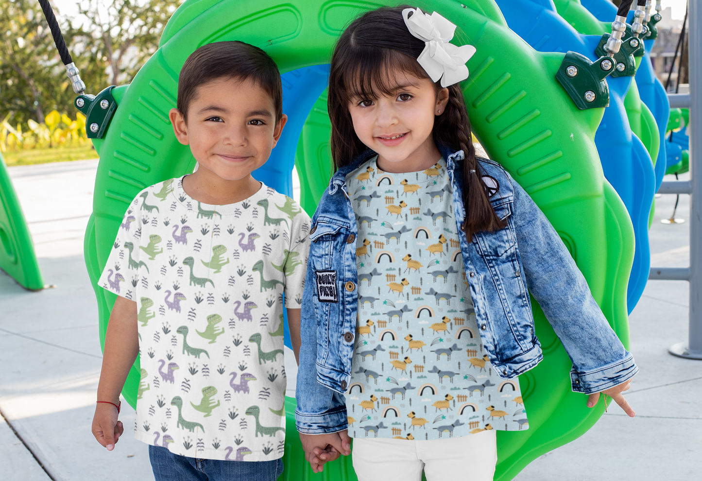 Dino, Dina and Baby Kids Tee