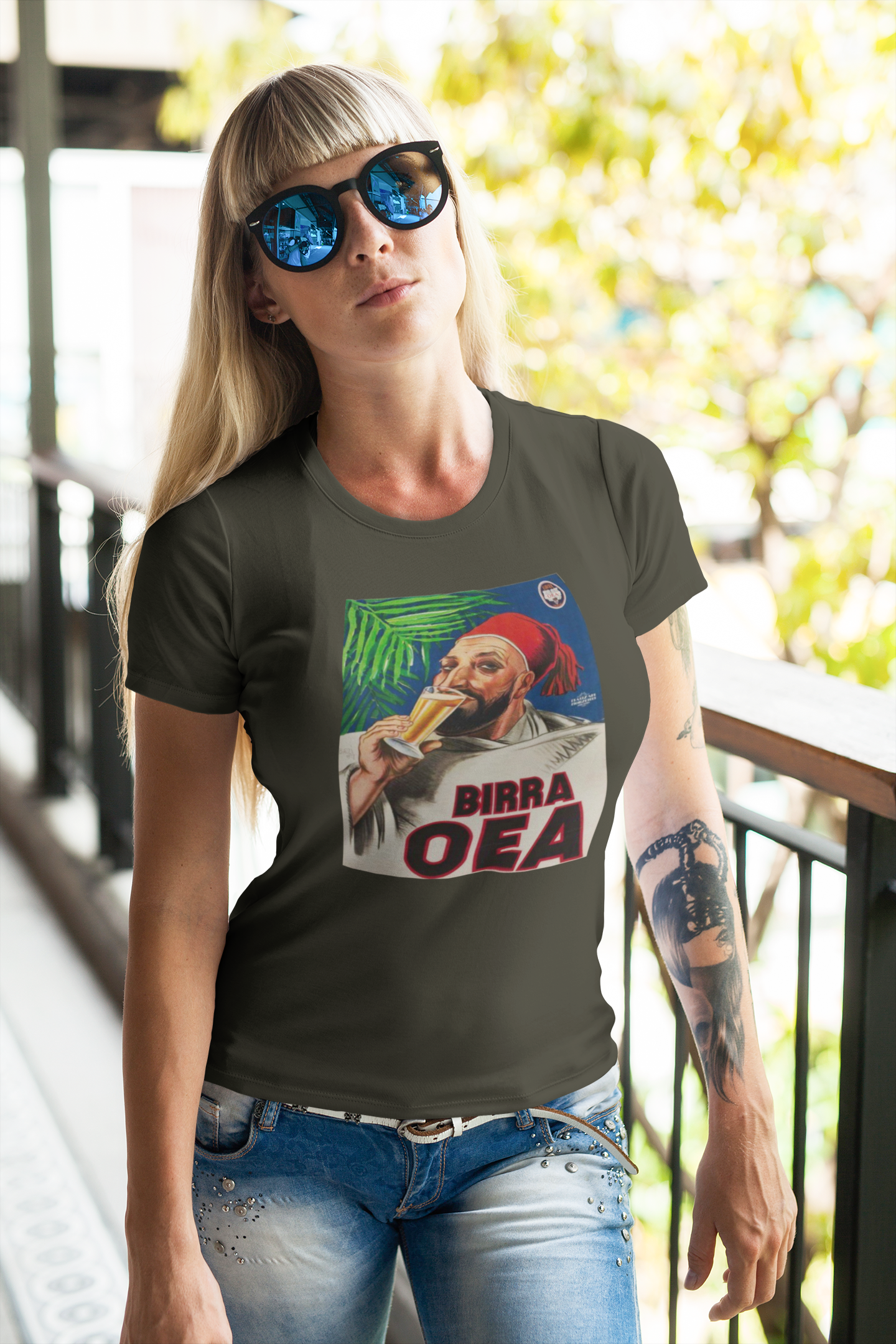 Tripoli Birra OEA Short-Sleeve Unisex Tee Crew from Vluxe by Lucky Nahum