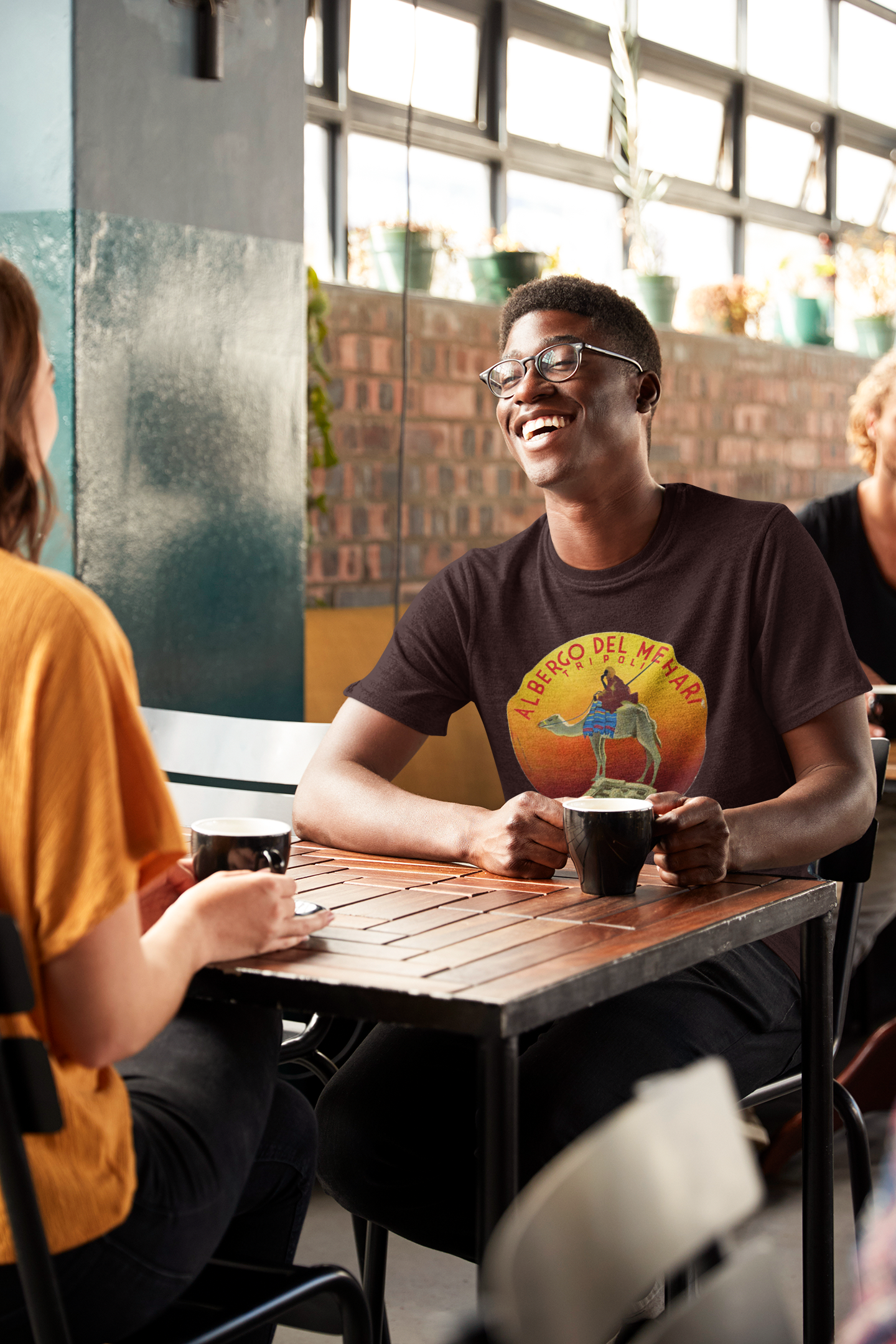 Albergo Mehari Short-Sleeve Unisex Tee Crew from Vluxe by Lucky Nahum