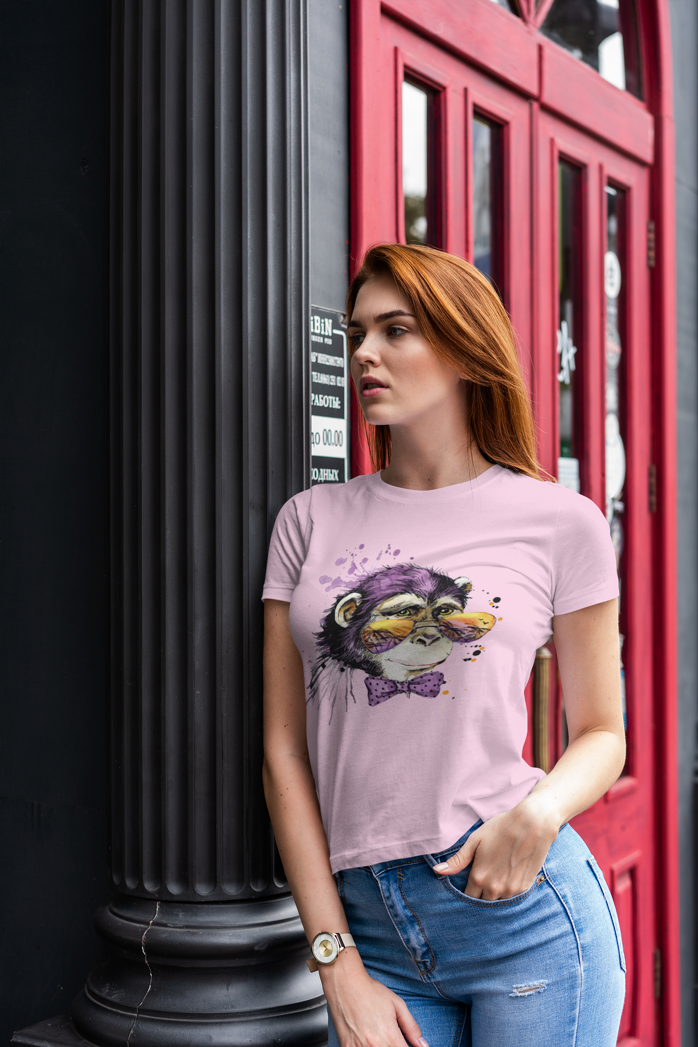 Elton Chimp Short-Sleeve Unisex T-Shirt from Vluxe by Lucky Nahum