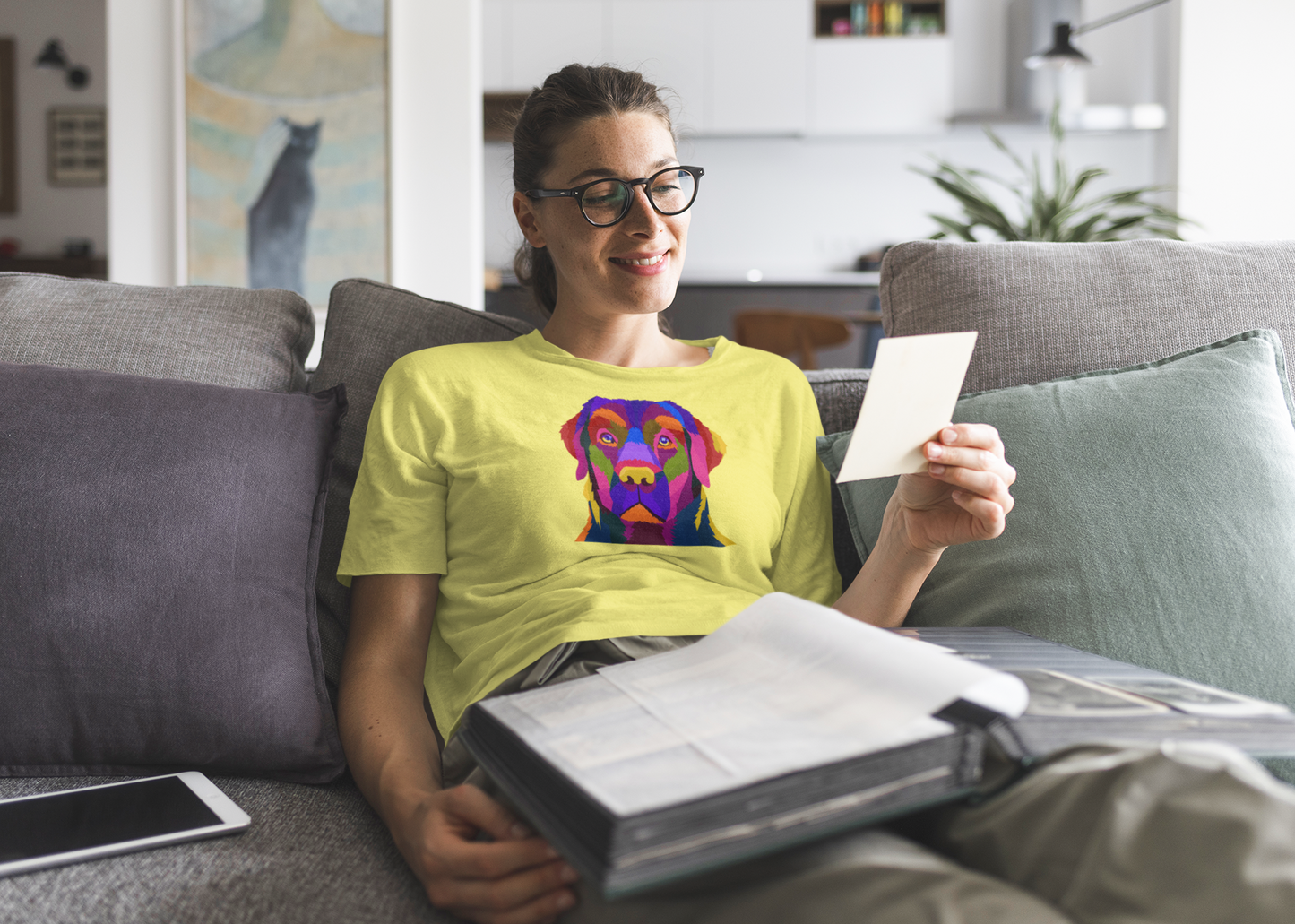 Andy Warhdog Short-Sleeve Unisex T-Shirt