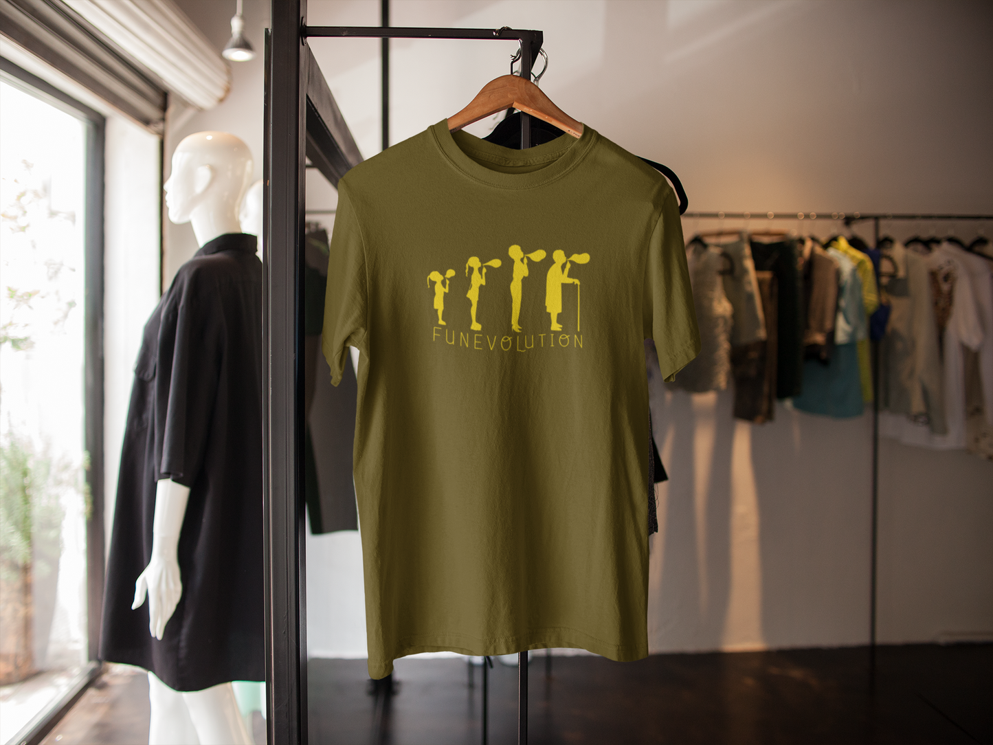 Funevolution Short-Sleeve Unisex T-Shirt from Vluxe by Lucky Nahum