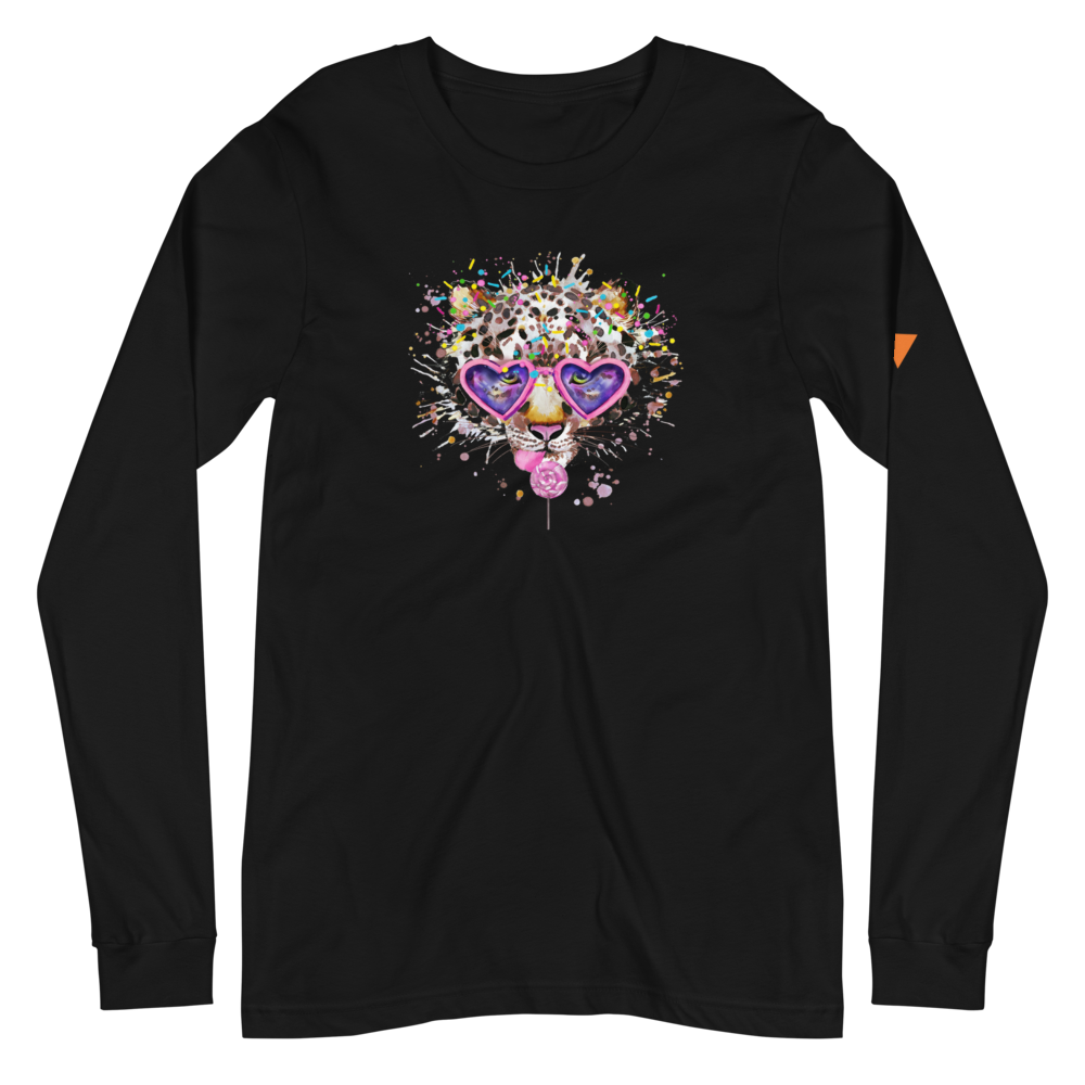 Elton Feline Unisex Long Sleeve Tee from Vluxe by Lucky Nahum