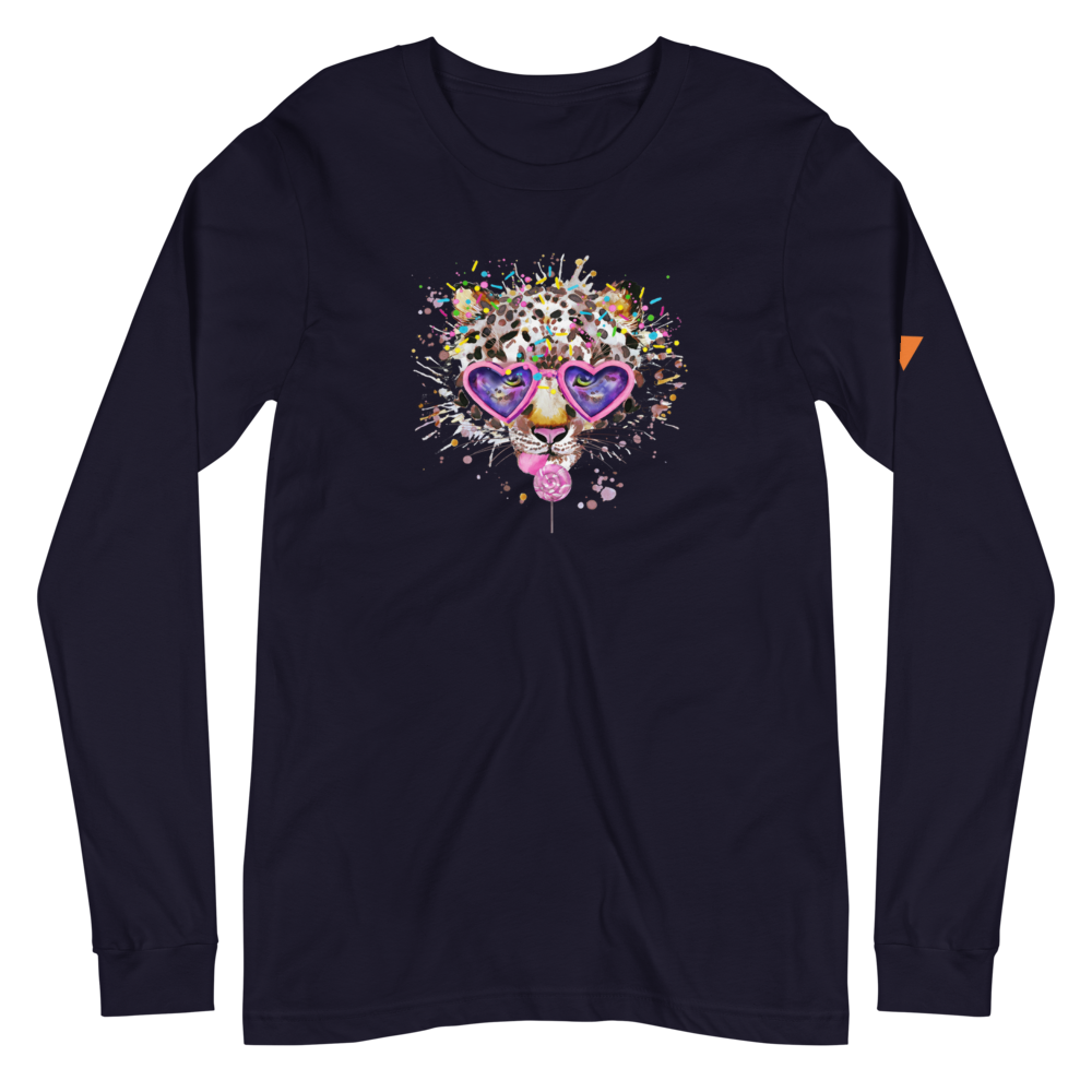 Elton Feline Unisex Long Sleeve Tee from Vluxe by Lucky Nahum
