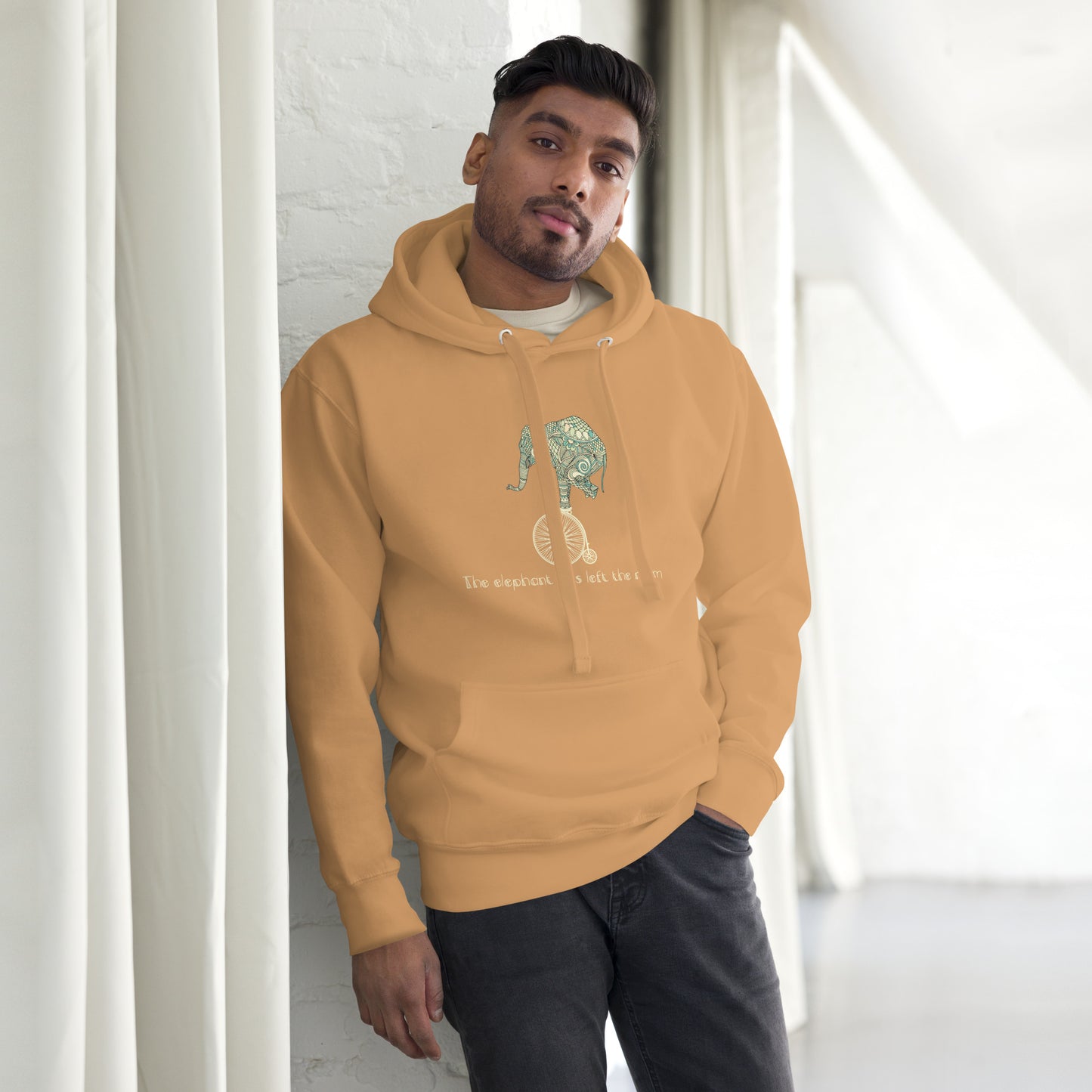 The elephant has left the room Unisex Hoodie | Always Get Lucky