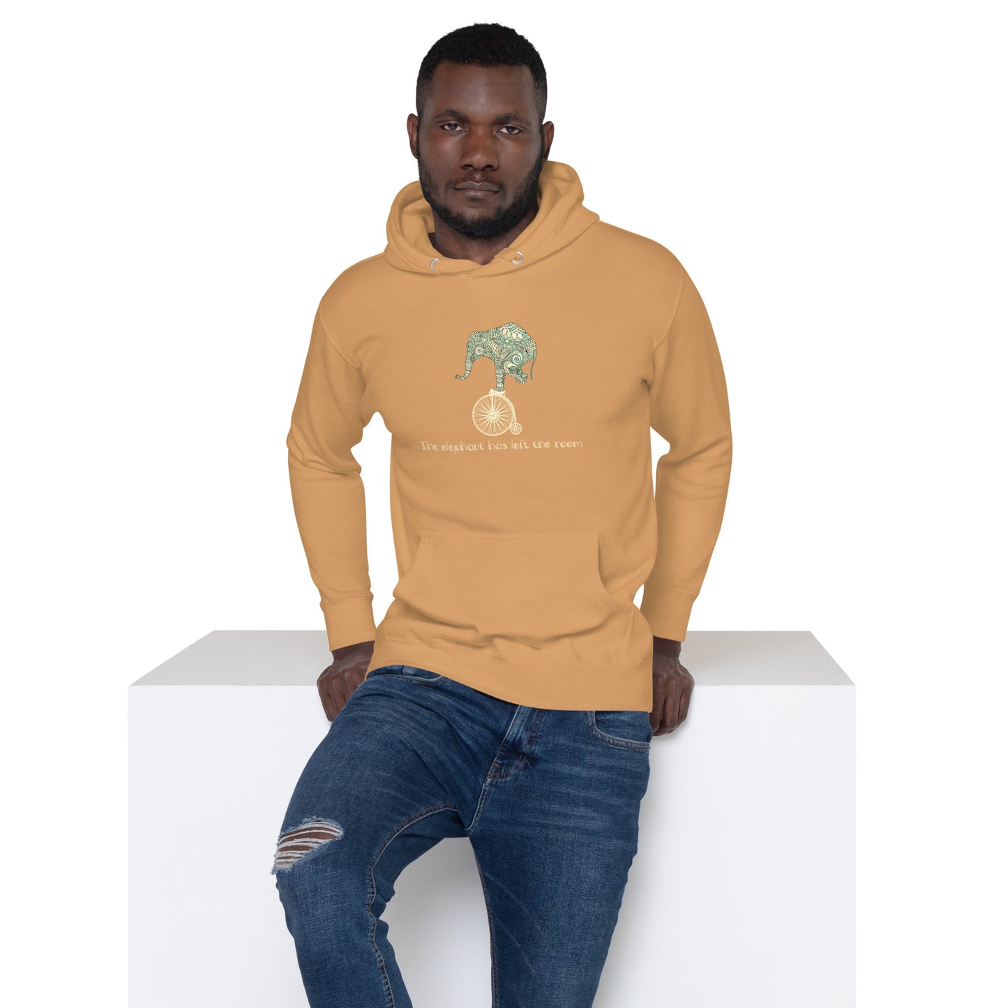 The elephant has left the room Unisex Hoodie | Always Get Lucky