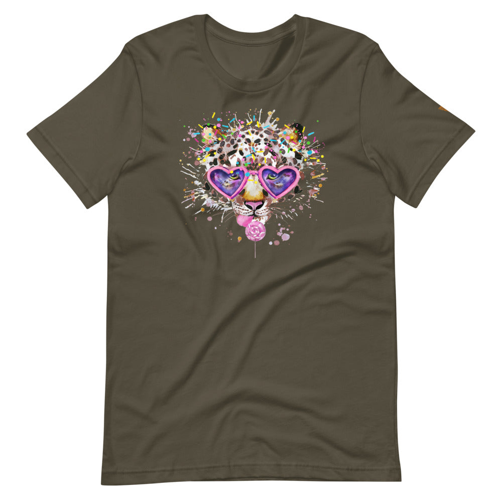 Elton Feline Short-Sleeve Unisex T-Shirt from Vluxe by Lucky Nahum