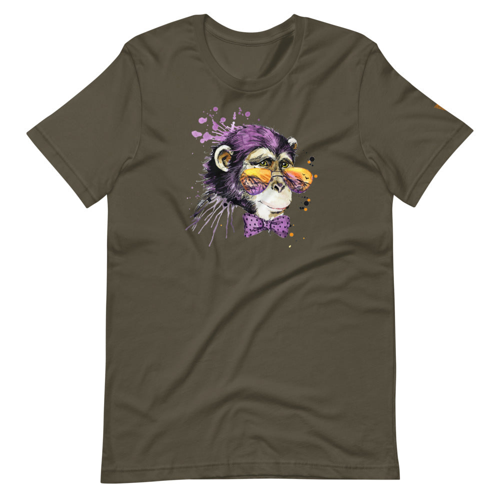 Elton Chimp Short-Sleeve Unisex T-Shirt from Vluxe by Lucky Nahum