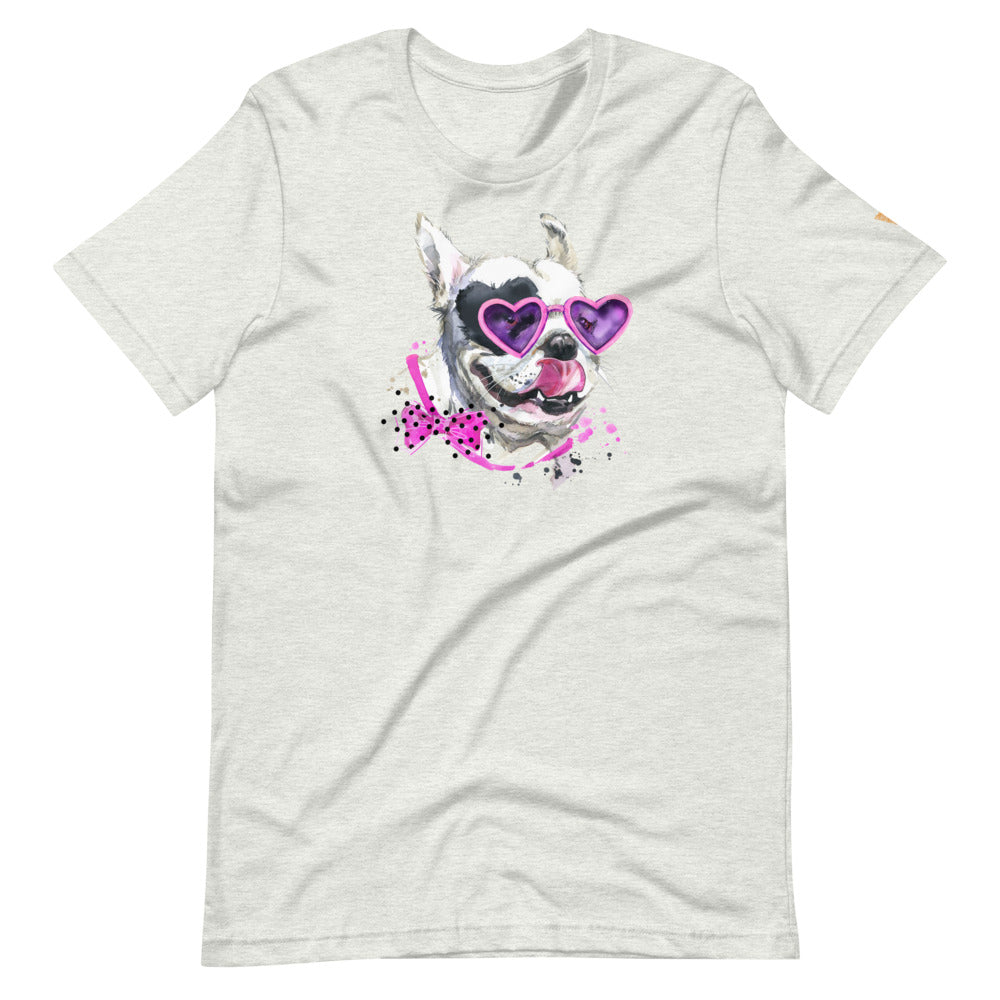 Elton Puppy Short-Sleeve Unisex T-Shirt from Vluxe by Lucky Nahum