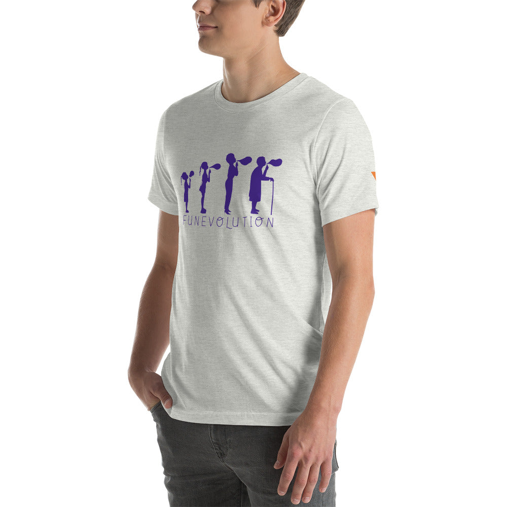 Funevolution Short-Sleeve Unisex T-Shirt from Vluxe by Lucky Nahum