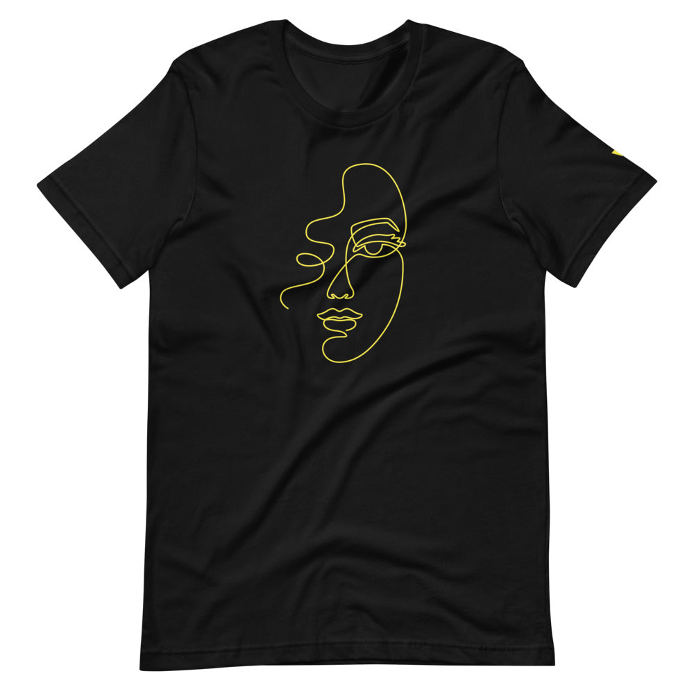 The Face Short-Sleeve Unisex T-Shirt from Vluxe by Lucky Nahum