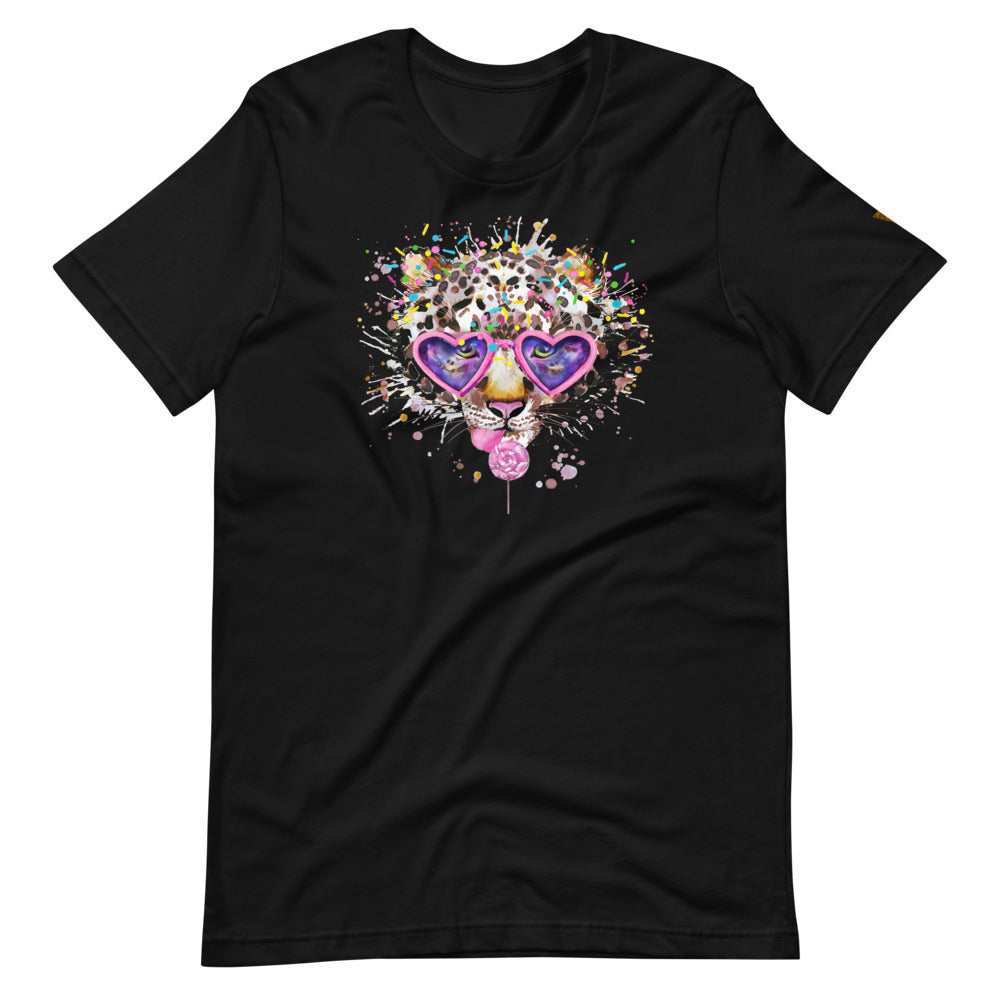 Elton Feline Short-Sleeve Unisex T-Shirt from Vluxe by Lucky Nahum