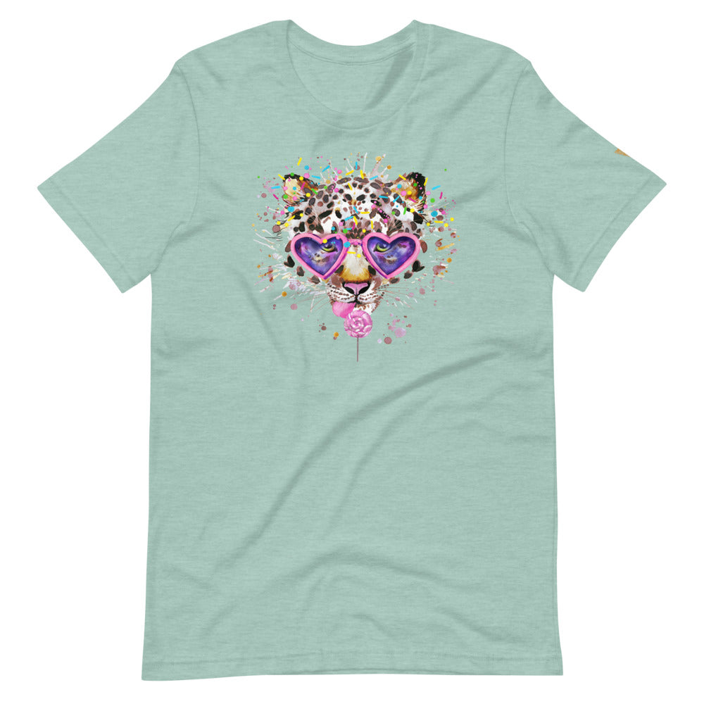 Elton Feline Short-Sleeve Unisex T-Shirt from Vluxe by Lucky Nahum