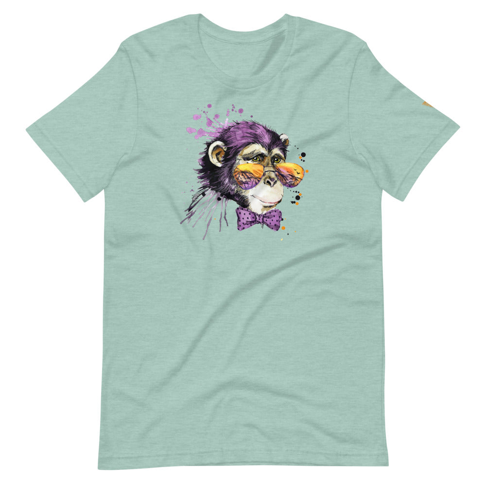 Elton Chimp Short-Sleeve Unisex T-Shirt from Vluxe by Lucky Nahum