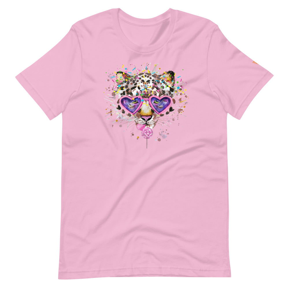 Elton Feline Short-Sleeve Unisex T-Shirt from Vluxe by Lucky Nahum