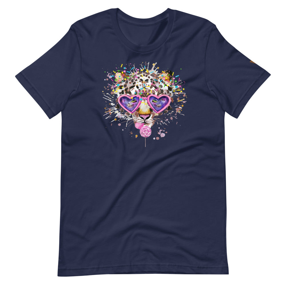 Elton Feline Short-Sleeve Unisex T-Shirt from Vluxe by Lucky Nahum