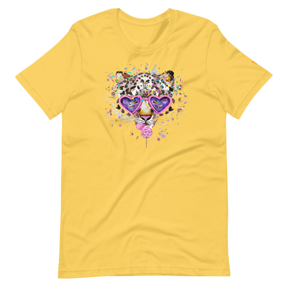 Elton Feline Short-Sleeve Unisex T-Shirt from Vluxe by Lucky Nahum