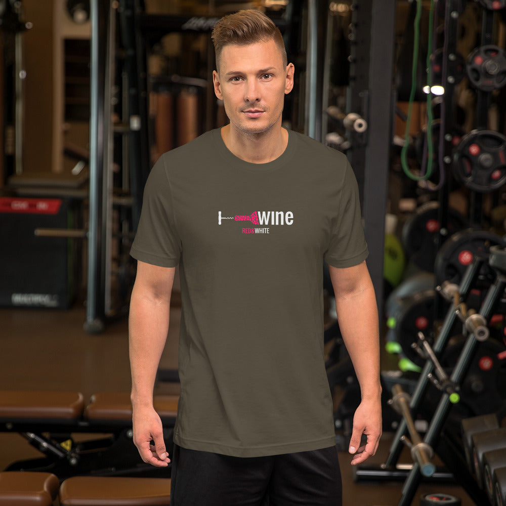 Red & White Short-Sleeve Unisex T-Shirt