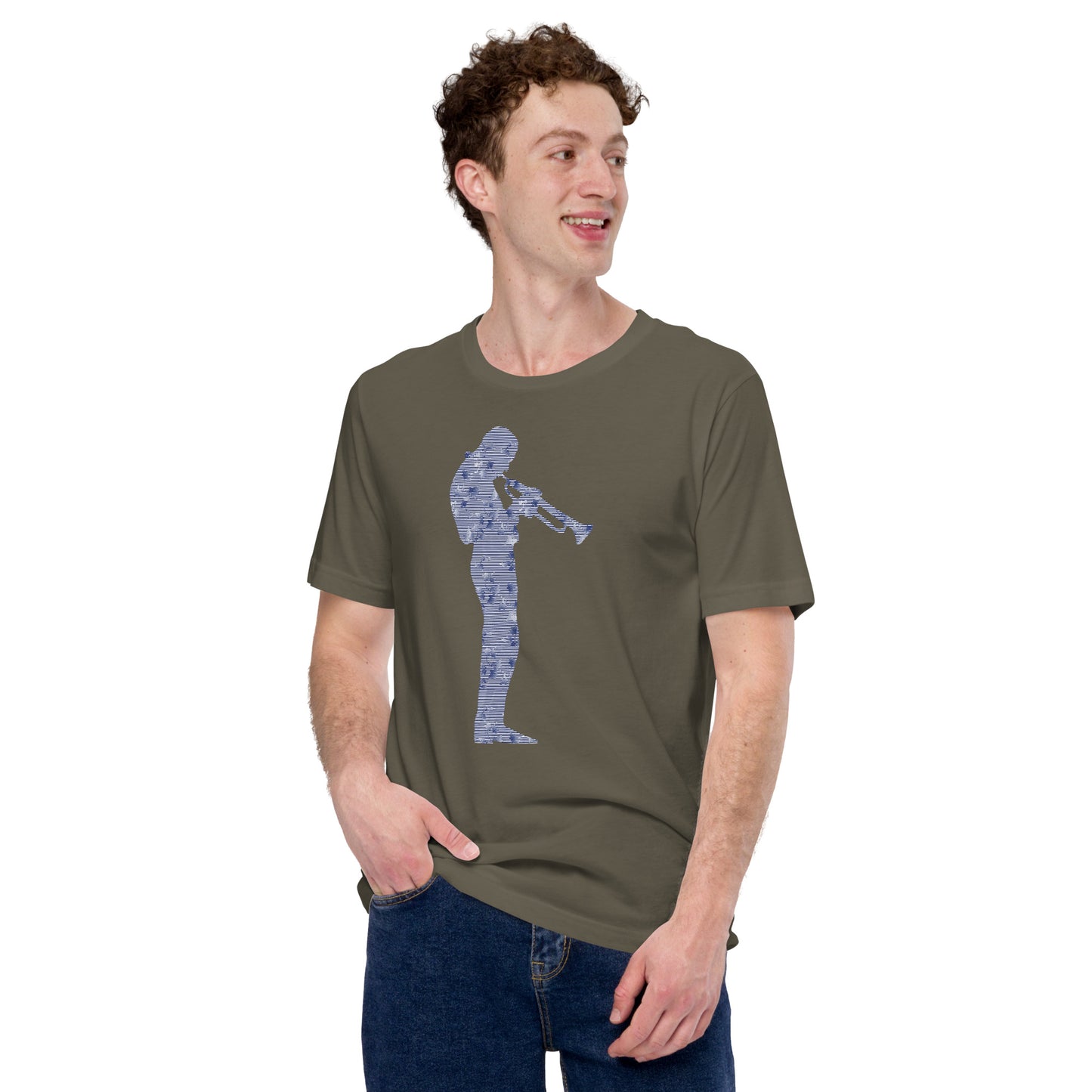 Miles Away Short-Sleeve Unisex Tee Crew Neck from Vluxe by Lucky Nahum