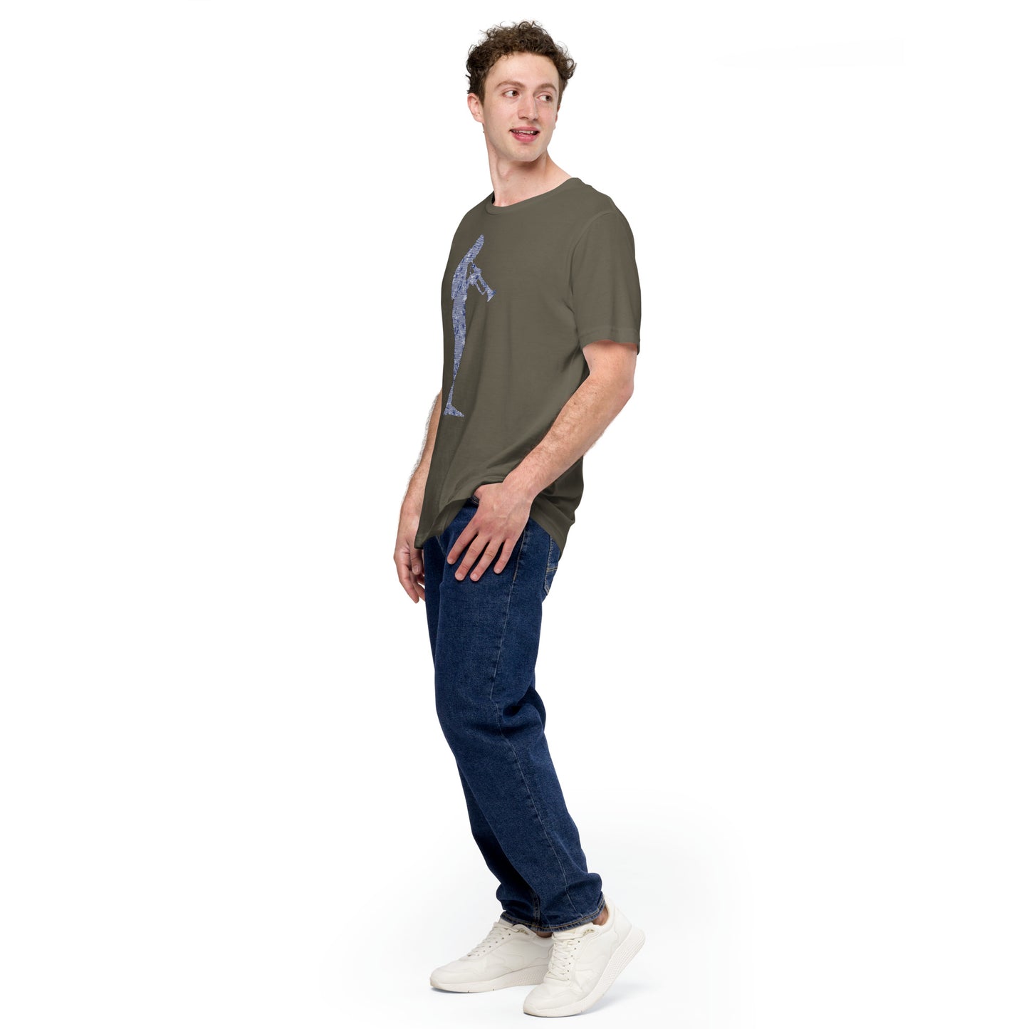 Miles Away Short-Sleeve Unisex Tee Crew Neck from Vluxe by Lucky Nahum