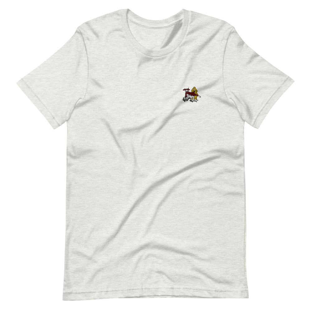 Dog Shirt Short-Sleeve Unisex Embroidered T-Shirt