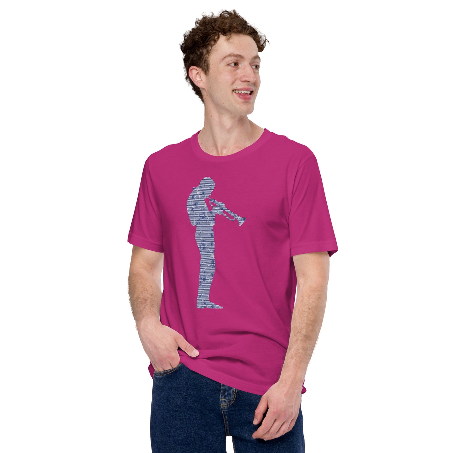 Miles Away Short-Sleeve Unisex Tee Crew Neck from Vluxe by Lucky Nahum