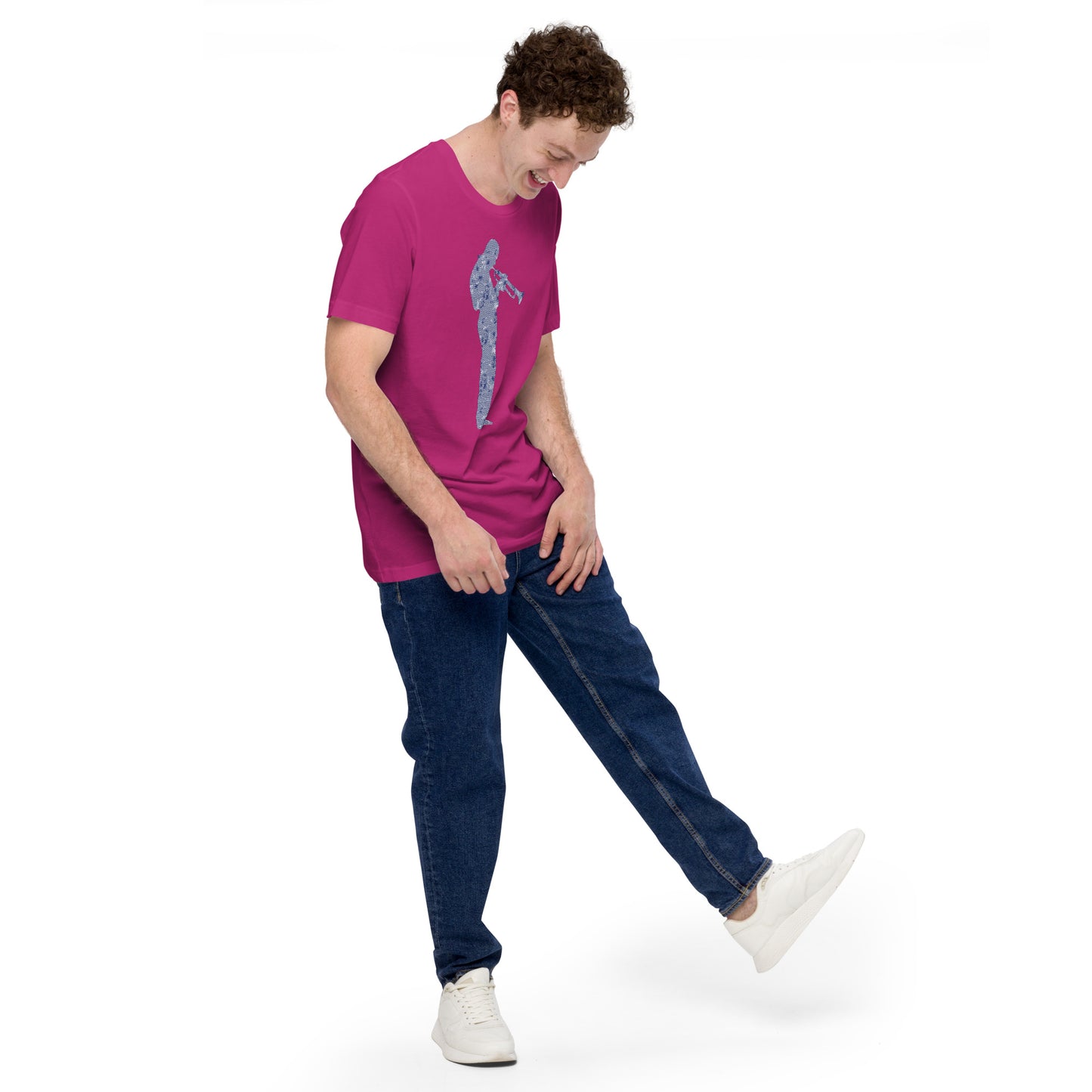 Miles Away Short-Sleeve Unisex Tee Crew Neck from Vluxe by Lucky Nahum