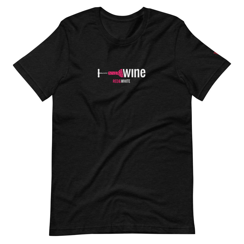 Red & White Short-Sleeve Unisex T-Shirt