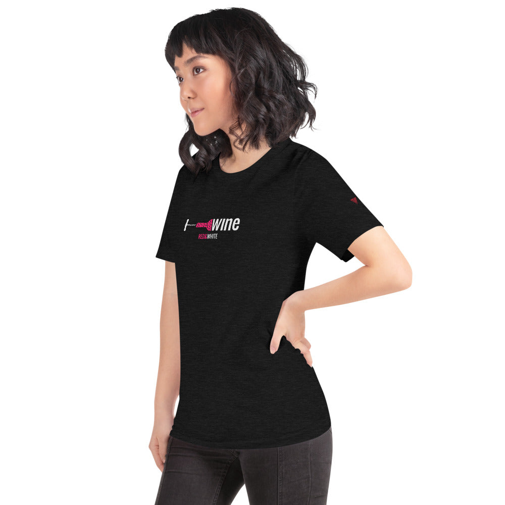 Red & White Short-Sleeve Unisex T-Shirt