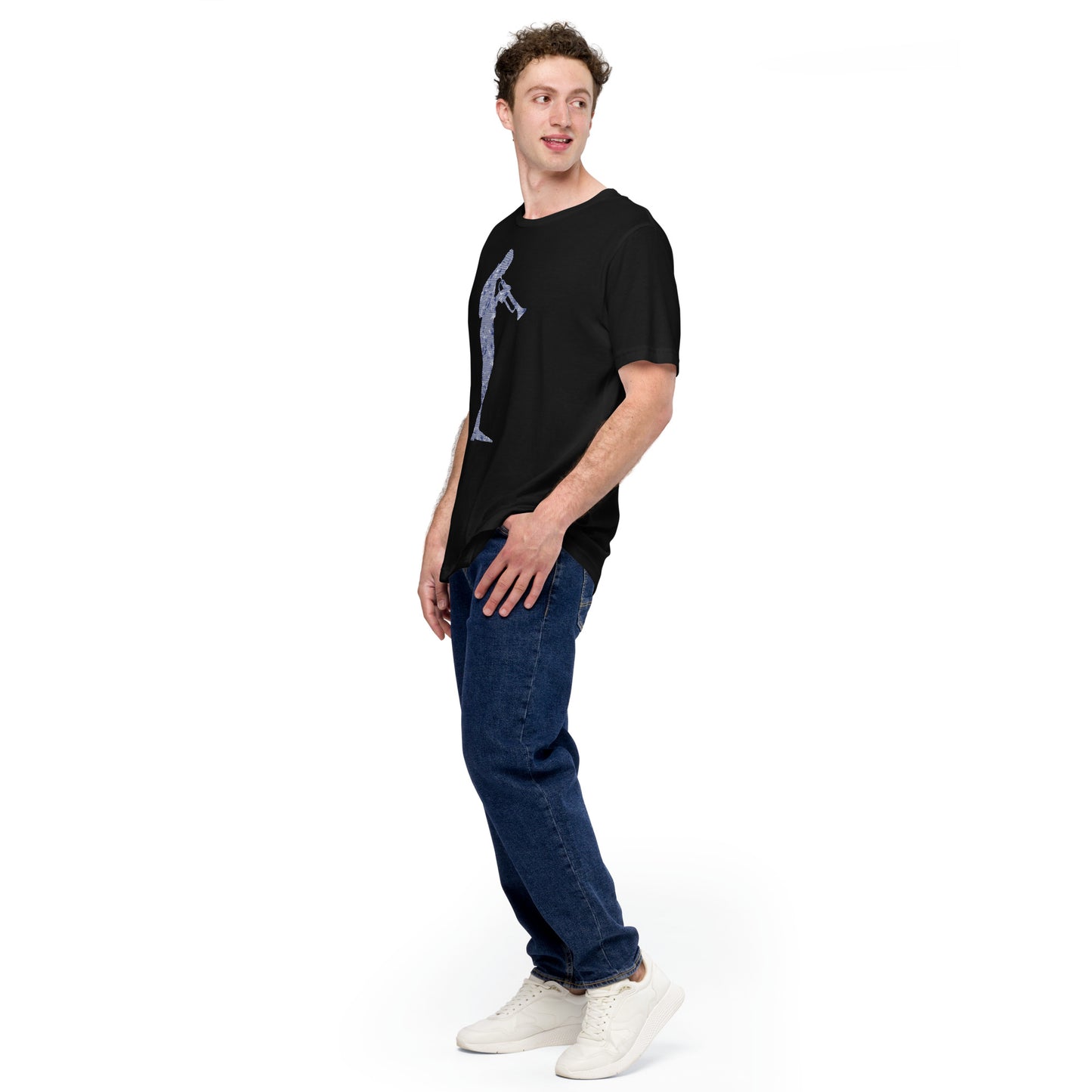 Miles Away Short-Sleeve Unisex Tee Crew Neck from Vluxe by Lucky Nahum