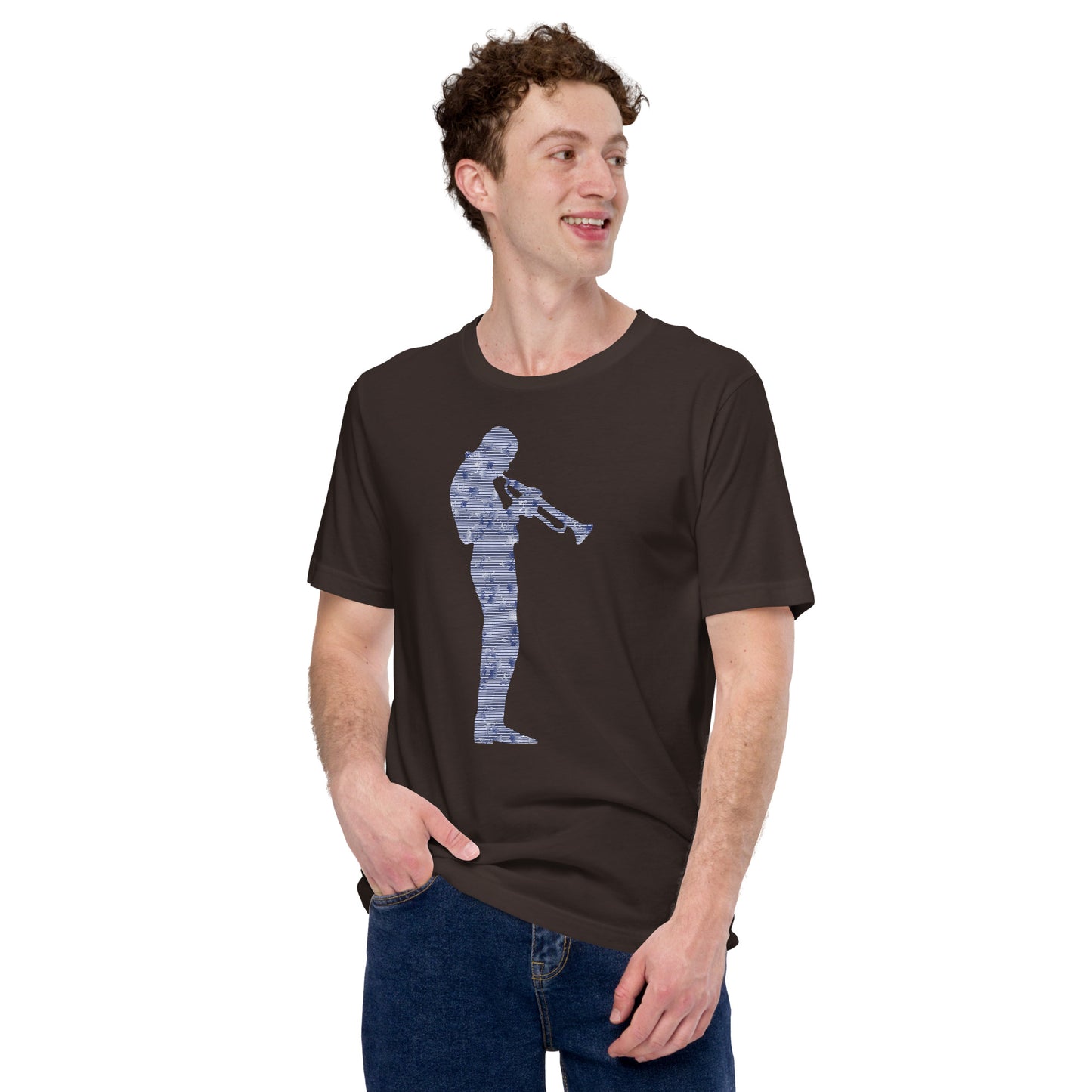 Miles Away Short-Sleeve Unisex Tee Crew Neck from Vluxe by Lucky Nahum