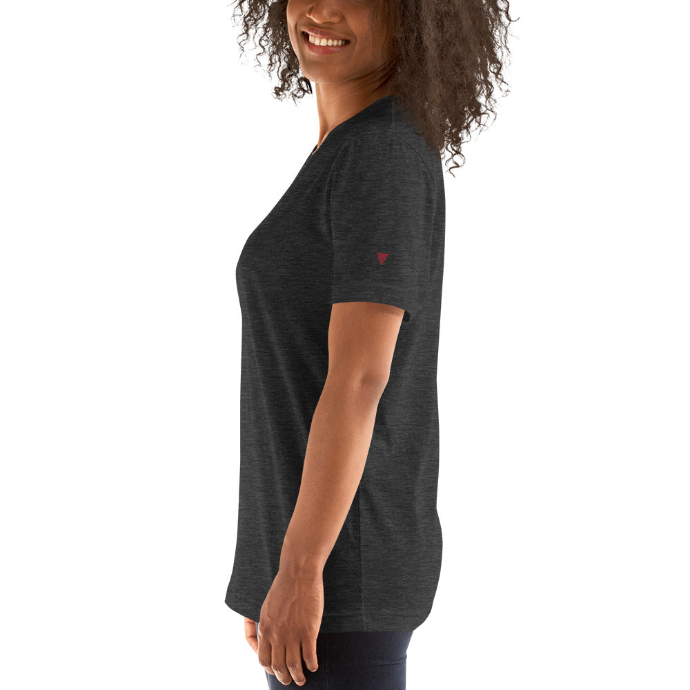 Red & White Short-Sleeve Unisex T-Shirt