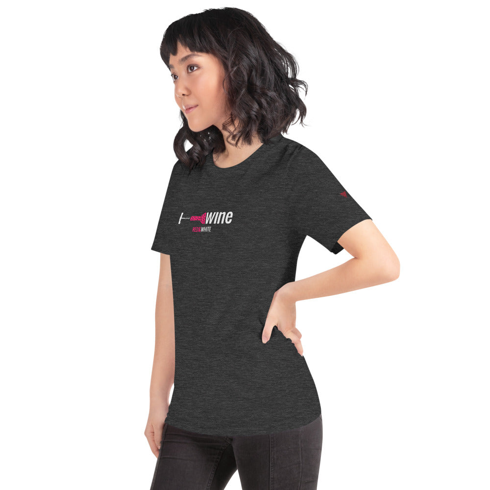 Red & White Short-Sleeve Unisex T-Shirt