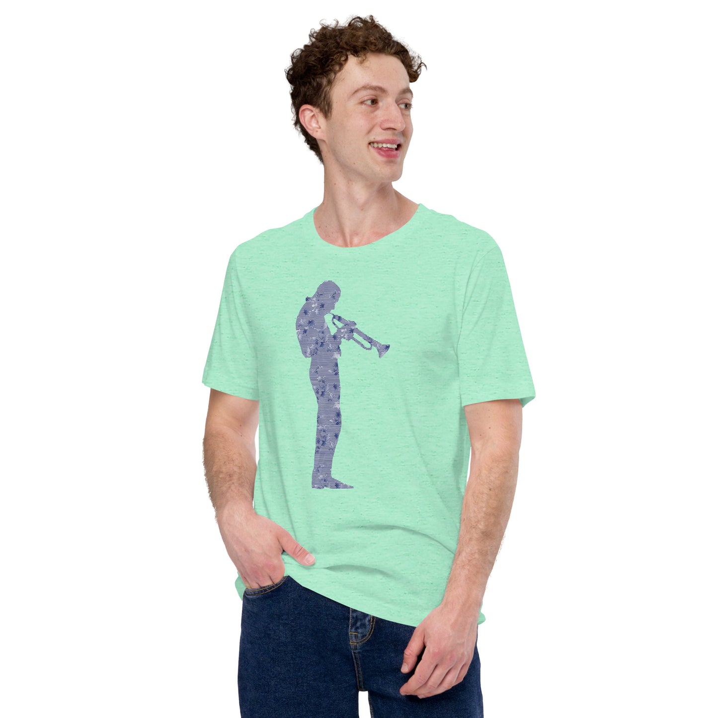 Miles Away Short-Sleeve Unisex Tee Crew Neck from Vluxe by Lucky Nahum