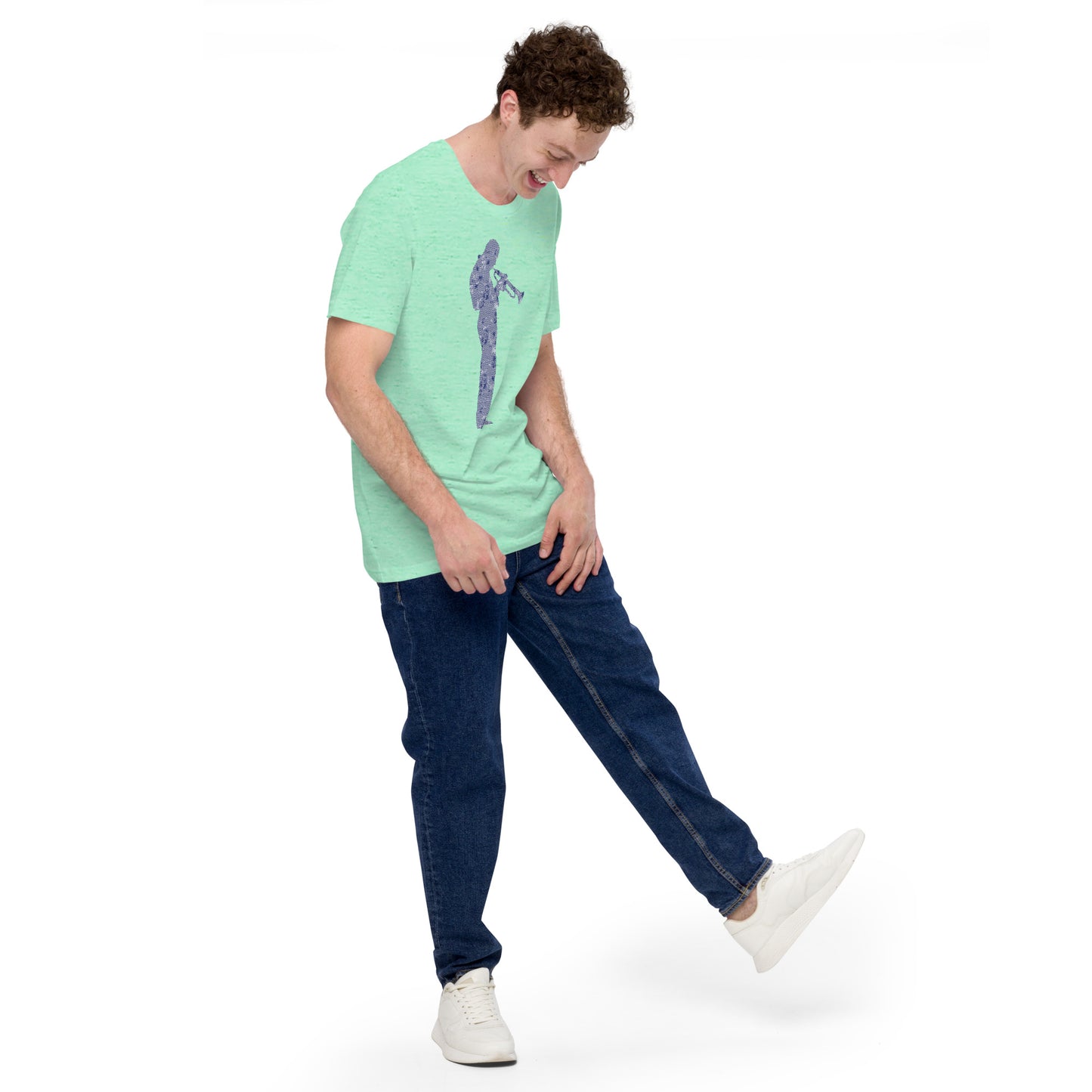 Miles Away Short-Sleeve Unisex Tee Crew Neck from Vluxe by Lucky Nahum