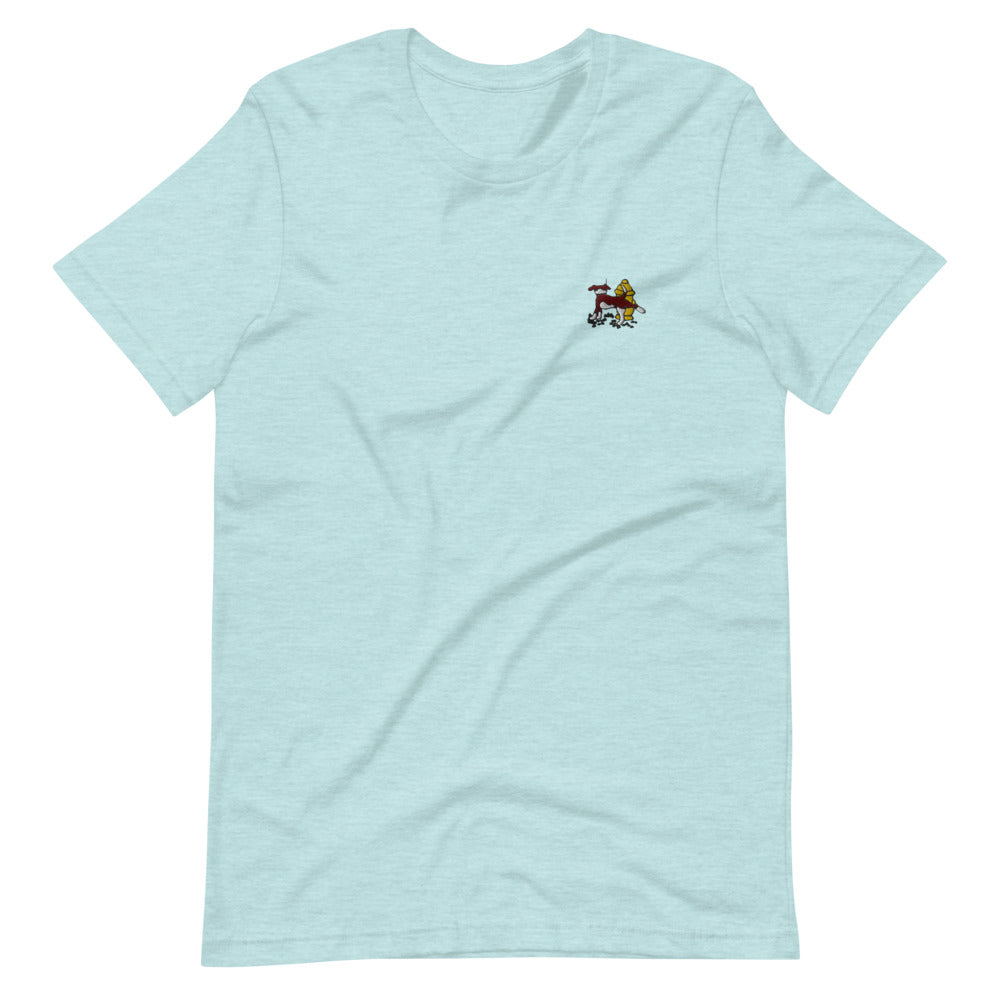 Dog Shirt Short-Sleeve Unisex Embroidered T-Shirt