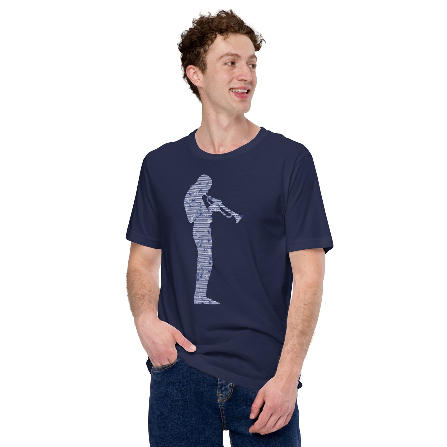 Miles Away Short-Sleeve Unisex Tee Crew Neck from Vluxe by Lucky Nahum