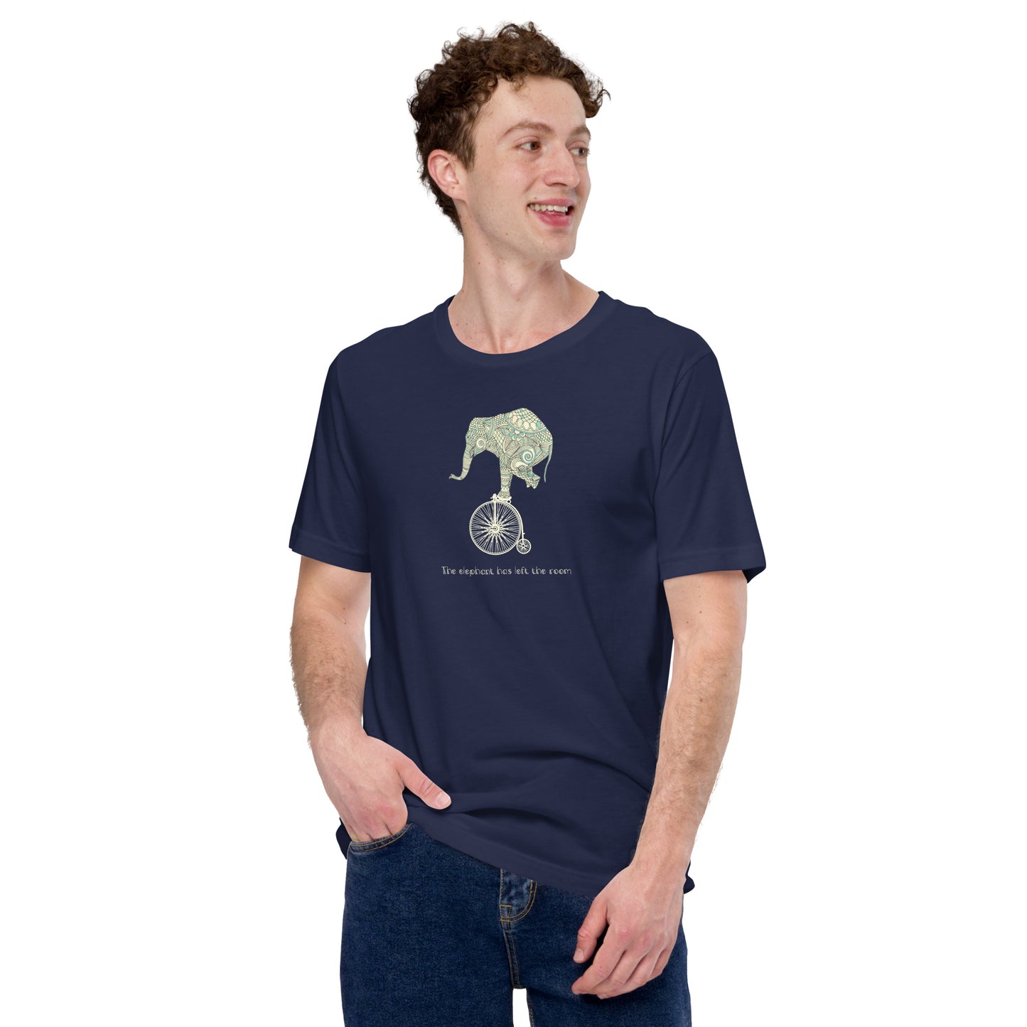 The Elephant Has Left The Room Unisex T-shirt | Always Get Lucky