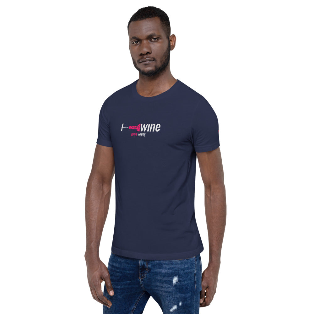 Red & White Short-Sleeve Unisex T-Shirt