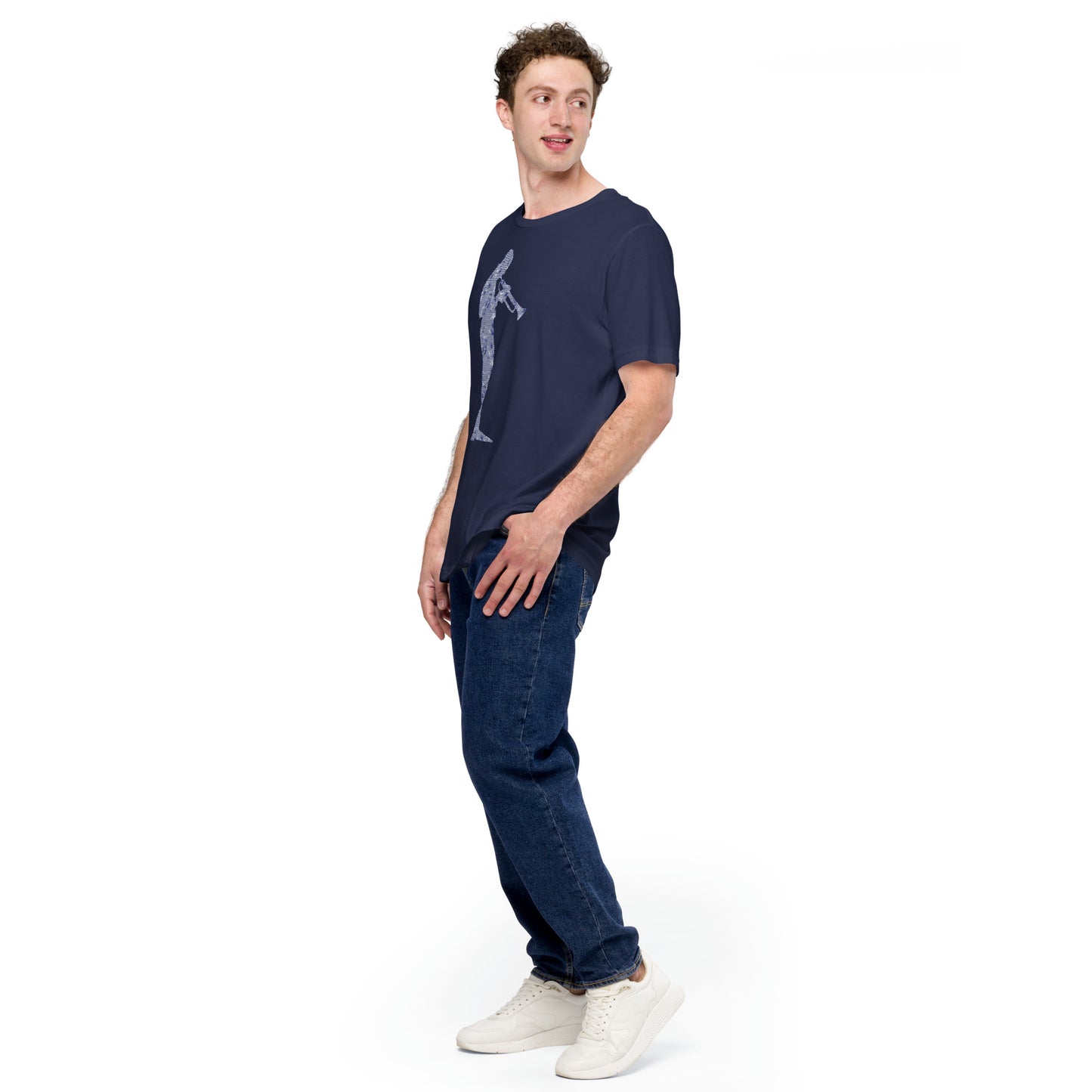 Miles Away Short-Sleeve Unisex Tee Crew Neck from Vluxe by Lucky Nahum