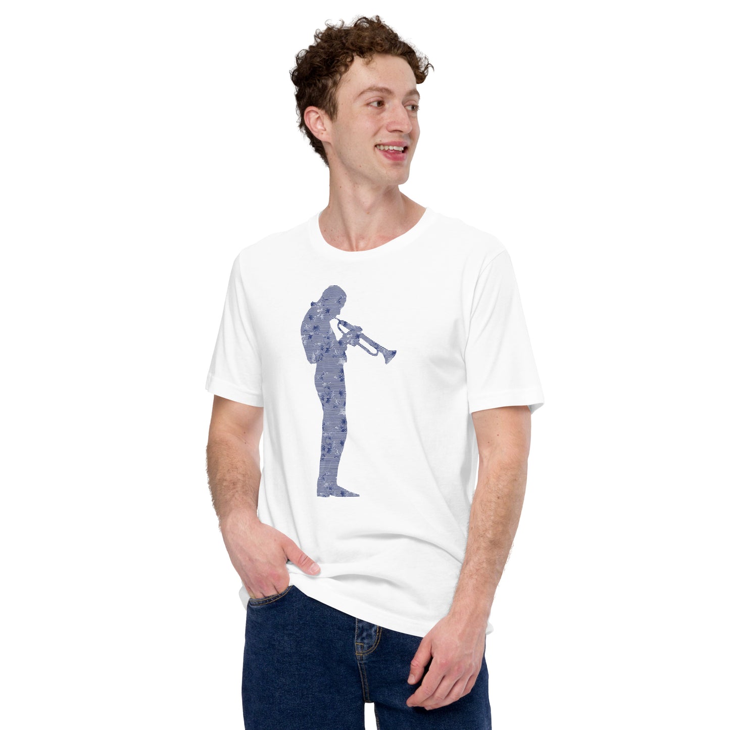Miles Away Short-Sleeve Unisex Tee Crew Neck from Vluxe by Lucky Nahum