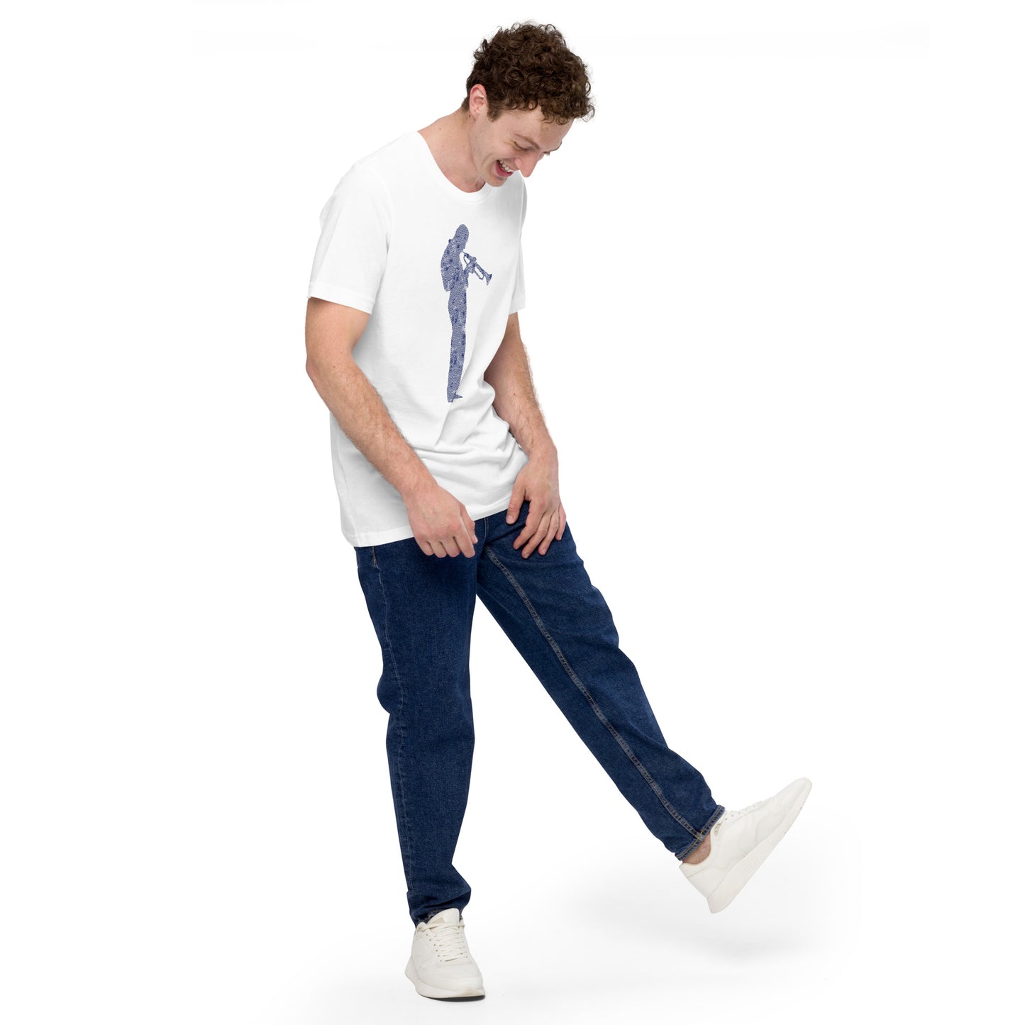 Miles Away Short-Sleeve Unisex Tee Crew Neck from Vluxe by Lucky Nahum