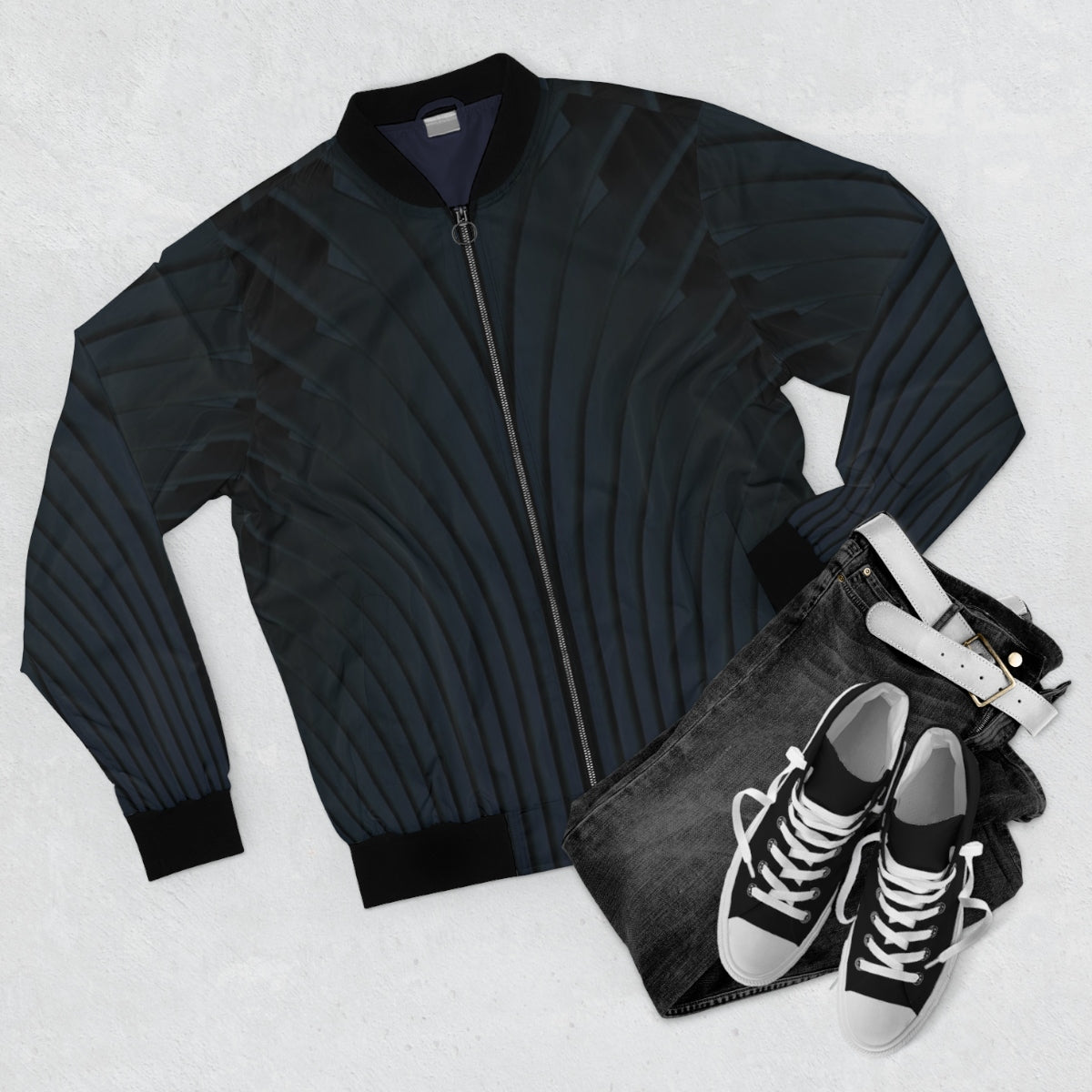Racin' Night Men's AOP Bomber Jacket