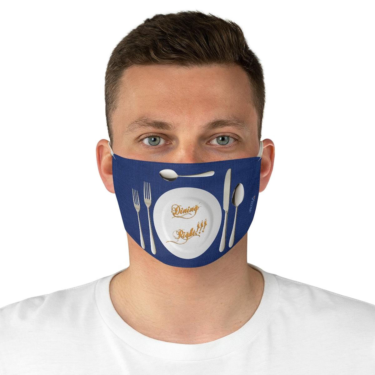 Dining Right Double Layer Fabric Face Mask